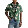 Polo Ralph Lauren Sailboat Print Cotton Oxford Cloth Camp Shirt