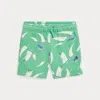 Polo Ralph Lauren Sailboat-print French Terry Short In Green/sails Print