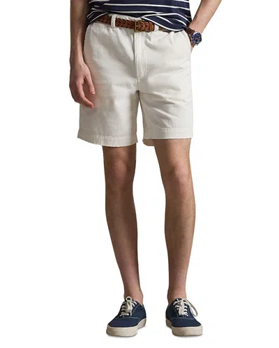 Polo Ralph Lauren Salinger Straight Fit 8 Chino Shorts In White