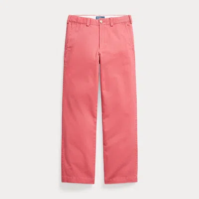 Polo Ralph Lauren Kids' Salinger Straight Fit Chino Pant In Nantucket Red