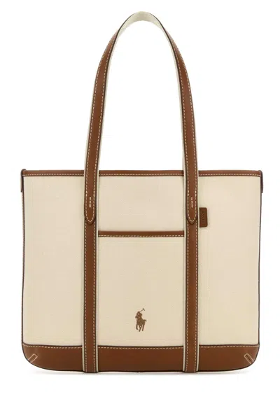 Polo Ralph Lauren Sand Canvas Shoulder Bag