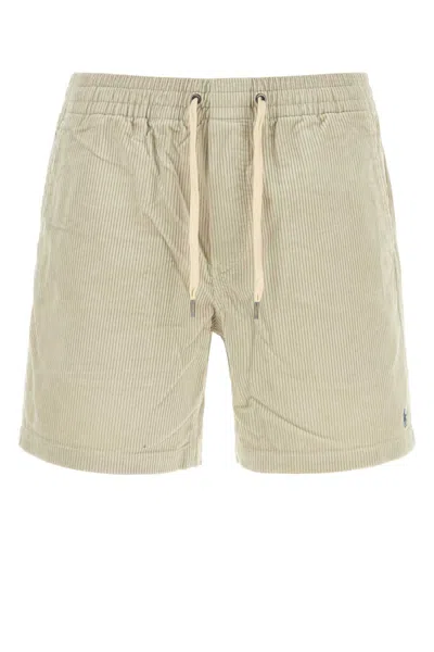 Polo Ralph Lauren Sand Corduroy Bermuda Shorts In Neutral