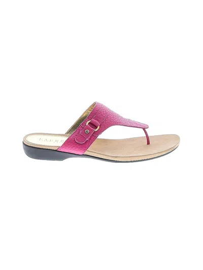 Pre-owned Polo Ralph Lauren Sandals In Pink