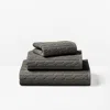 Polo Ralph Lauren Sanders Cable Bath Towels In Charcoal
