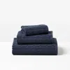 Polo Ralph Lauren Sanders Cable Bath Towels In Club Navy