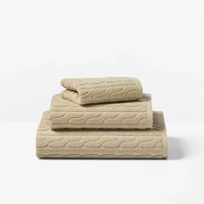 Polo Ralph Lauren Sanders Cable Bath Towels In Tan