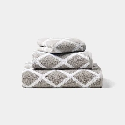Polo Ralph Lauren Sanders Diamond Bath Towels In Pewter