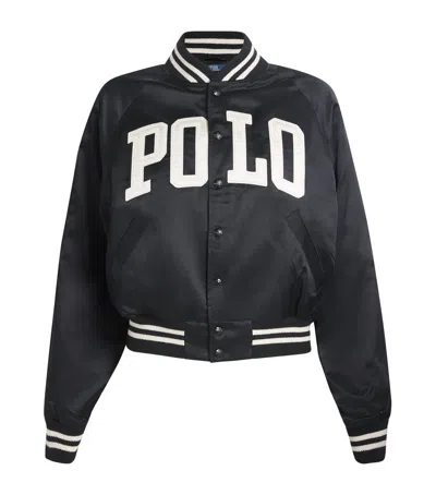 Polo Ralph Lauren Sateen Logo Bomber Jacket