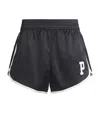 Polo Ralph Lauren Sateen Logo Shorts In Black