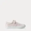 Polo Ralph Lauren Sayer Canvas Ps Sneaker In Pale Pink