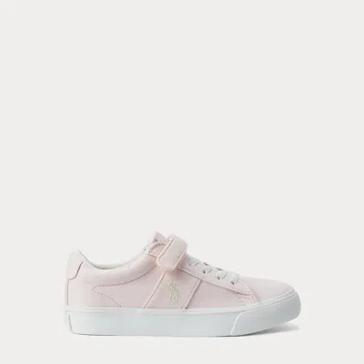 Polo Ralph Lauren Kids' Sayer Canvas Ps Sneaker In Pale Pink