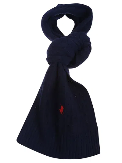 Polo Ralph Lauren Classic Oblong Scarf In Blue