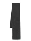 Polo Ralph Lauren Scarf Classic Wool Blend Accessories In Grey