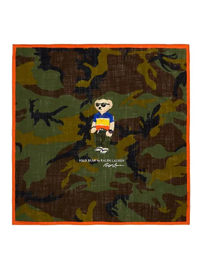 Polo Ralph Lauren Scarf In Cotton In Multi