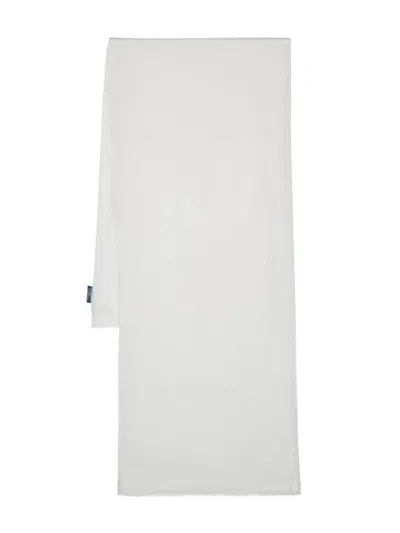 Polo Ralph Lauren Semi-sheer Wool Scarf In White