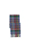Polo Ralph Lauren Check-pattern Fringed Scarf In Multi