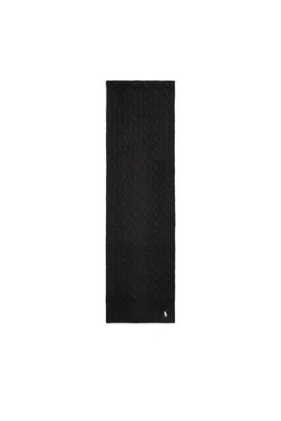 Polo Ralph Lauren Scarfs In Black