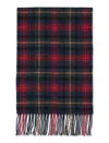 Polo Ralph Lauren Check Wool Scarf In Red