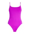 Polo Ralph Lauren Scoop-back Kennedy Swimsuit In Purple