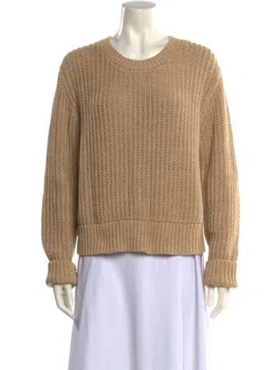 Pre-owned Polo Ralph Lauren Scoop Neck Sweater In Neutral