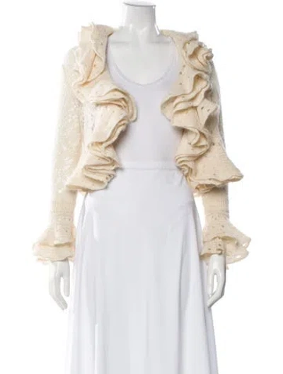 Pre-owned Polo Ralph Lauren Scoop Neck Sweater In Neutral