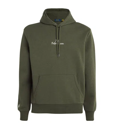 Polo Ralph Lauren Script Logo Hoodie In Green