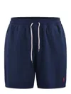 Polo Ralph Lauren Traveler Straight-leg Mid-length Swim Shorts In Blue