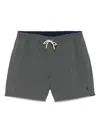 Polo Ralph Lauren Traveler Icon Logo Slim Fit Mid Swim Shorts In Grey