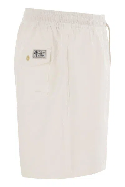 Polo Ralph Lauren Traveler Classic 14.6 Cm Beach Boxers In White