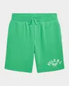 Polo Ralph Lauren Seasonal Fleece-po Short-shorts-athletic In Plato Green