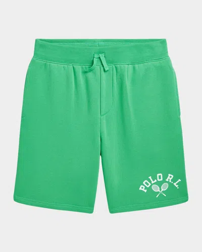 Polo Ralph Lauren Kids' Seasonal Fleece-po Short-shorts-athletic In Plato Green