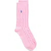 Polo Ralph Lauren Seasonless Cable Crew Socks In White