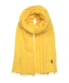 Polo Ralph Lauren Seasonless Signature Solid Scarf In Yellow