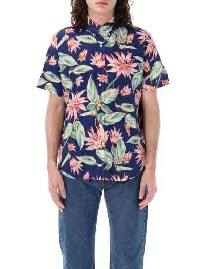 Polo Ralph Lauren Seer Sucker Hawaii Shirt In Multi