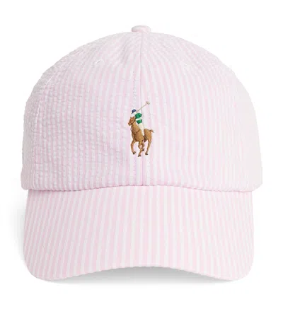 Polo Ralph Lauren Seersucker Polo Pony Baseball Cap