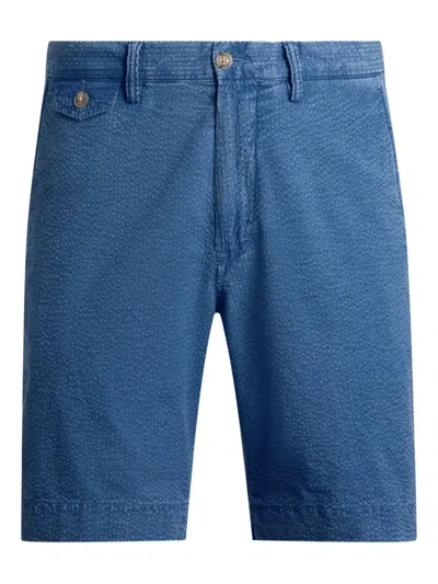 Polo Ralph Lauren Seersucker Shorts In Blue
