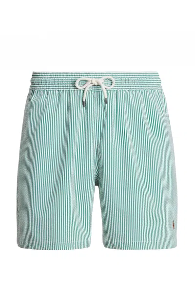 POLO RALPH LAUREN SEERSUCKER SWIMSUIT
