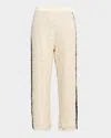 Polo Ralph Lauren Sequin Lace Straight-leg Pants In Neutral