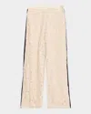 Polo Ralph Lauren Sequined Lace Pants In Neutral