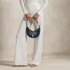 Polo Ralph Lauren Sequined Mesh Wide-leg Drawstring Pant In White Sequin