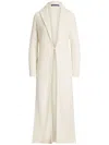 Polo Ralph Lauren Cashmere Embellished Crochet Cardigan In Neutrals