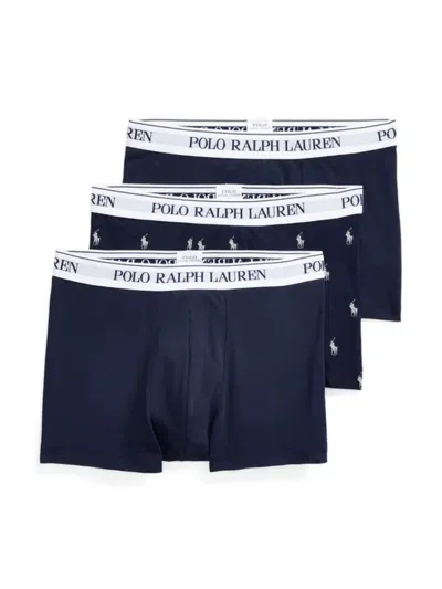 Polo Ralph Lauren Set Of 3 Boxers In Blue