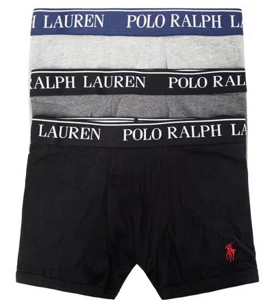 Polo Ralph Lauren Kids' Set Of 5 Cotton-blend Boxer Briefs In Multicoloured
