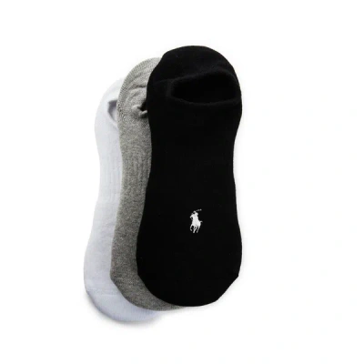 Polo Ralph Lauren Set Of 6 Pairs Of Low-cut Socks In Black