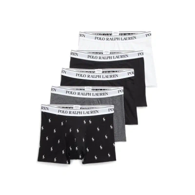 Polo Ralph Lauren Set Of Five Boxers In Neutral