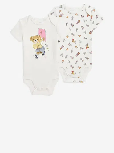 Polo Ralph Lauren Babies' Set Of Two Cotton Bodysuits