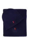 Polo Ralph Lauren Set Sciarpa E Cappello In Blue