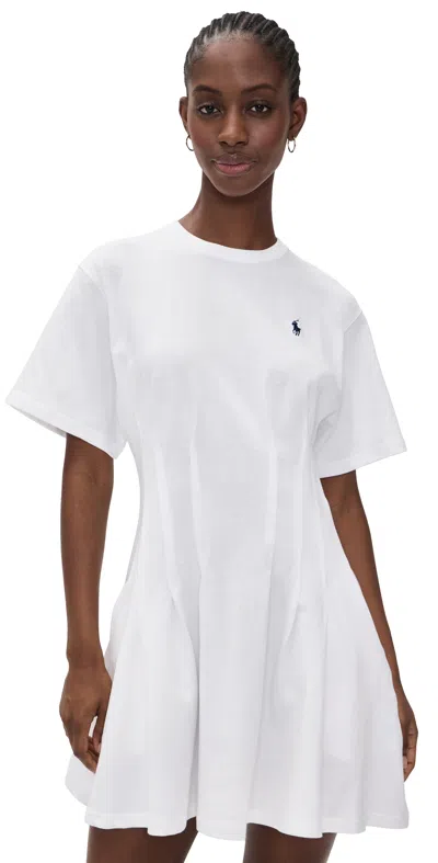 Polo Ralph Lauren Shaped Tee Dress White