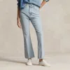 Polo Ralph Lauren Sharona Flare Crop Jean In Blue