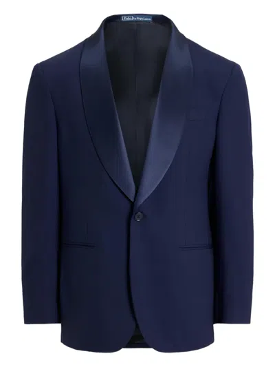 Polo Ralph Lauren Shawl-collar Blazer In Blue